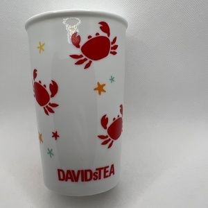 David’s Tea Ceramic Lobster & Stars Tea Mug Tumbler
